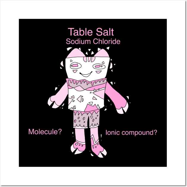 Table Salt (sodium chloride) Wall Art by Whistlepig